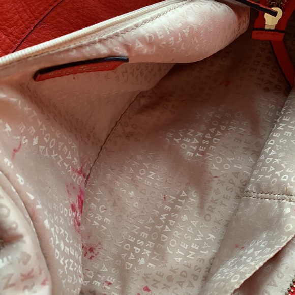 Gorgeous red Kate Spade handbag - Picture 6 of 16